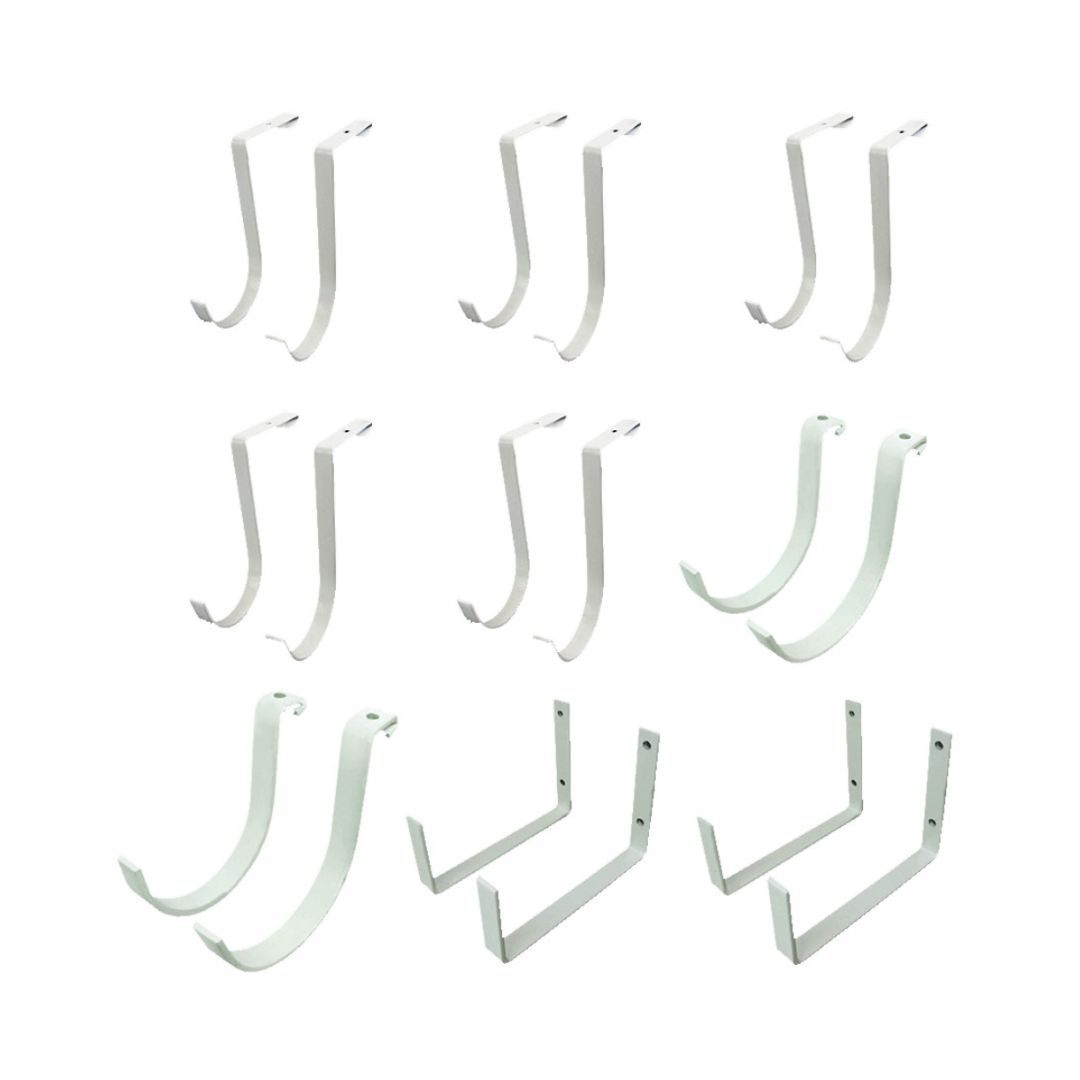 Saferacks MonsterRax Deluxe Garage Storage Rack Hooks Kit - 18 Piece - Senior.com Storage Rack Accessories
